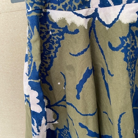 Making The Cut Gary Self Tie Dress Faded Army Royal Blue NWT Size XS - Picture 2 of 11